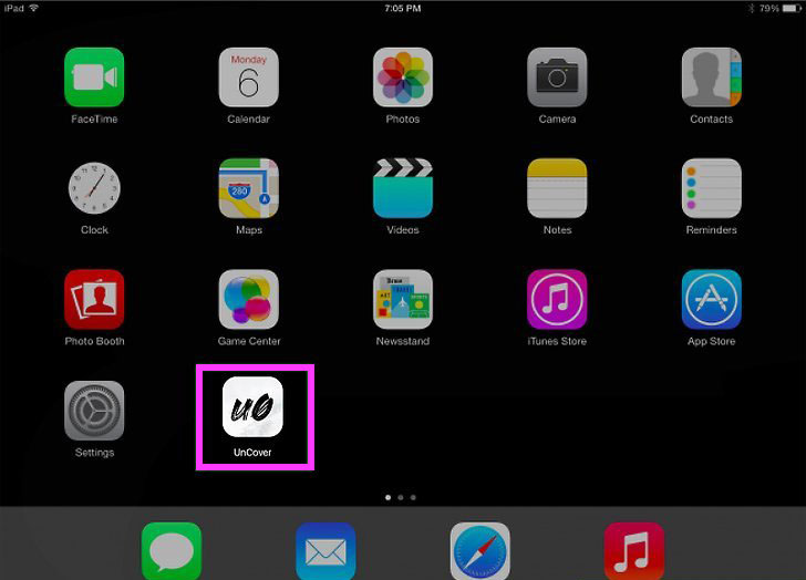 tap on unc0ver jailbreak